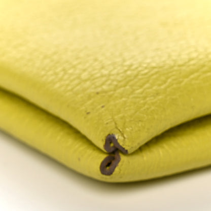 Hermes Chevre Mysore Calvi Card Case Lime 9 of 12