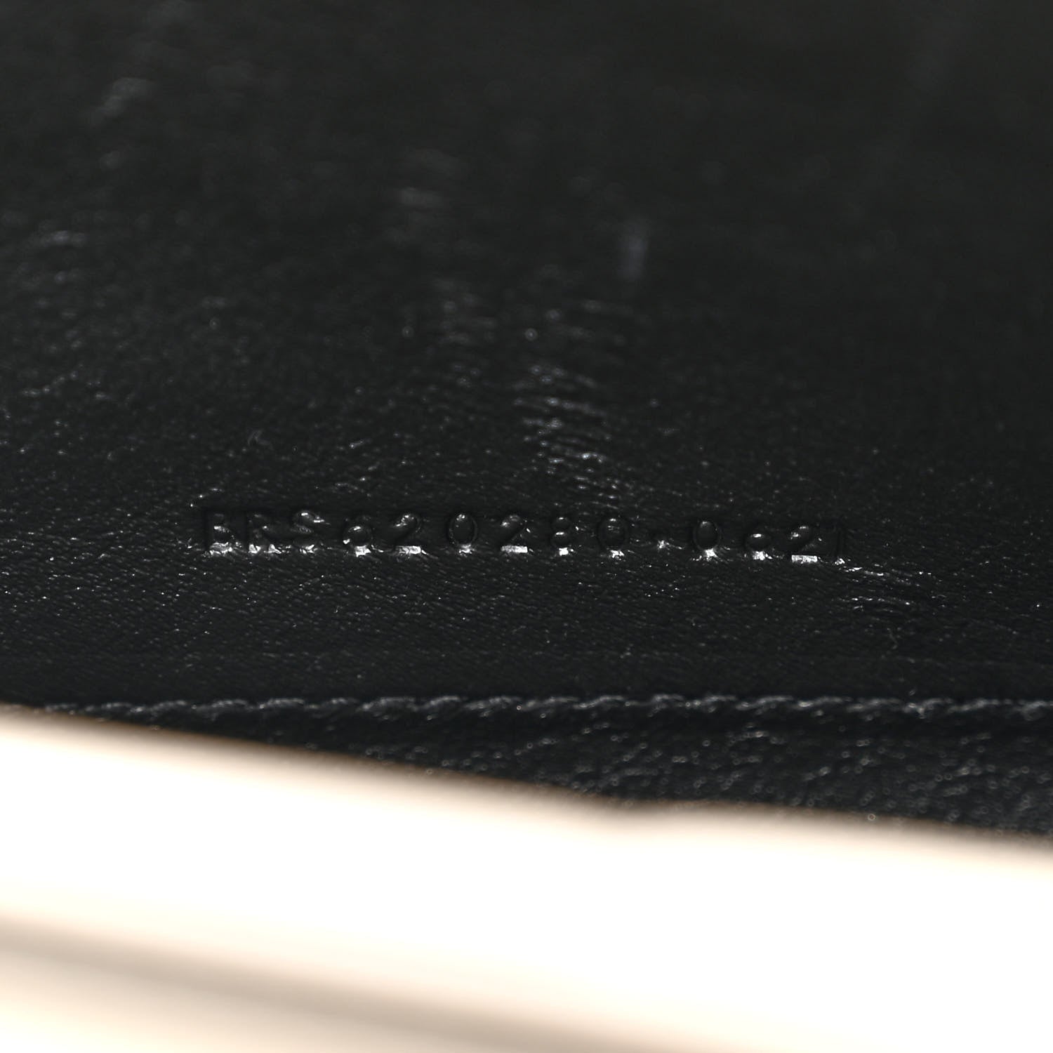 Saint Laurent Grain De Poudre Mixed Matelasse Triquilt Monogram Chain Wallet Crema Soft 7 of 11