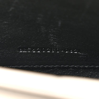 Saint Laurent Grain De Poudre Mixed Matelasse Triquilt Monogram Chain Wallet Crema Soft 7 of 11