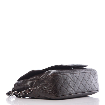 Chanel Glazed Caviar Small Pocket In The City Shoulder Bag Brown 4 of 8