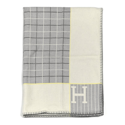 Hermes Wool Cashmere Avalon Passe-Passe Blanket 1 of 3