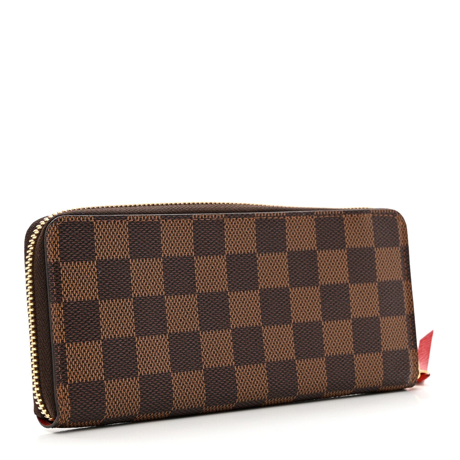 Louis Vuitton Damier Ebene Clemence Wallet Cherry 3 of 6