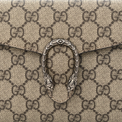 Gucci GG Supreme Monogram Dionysus Clutch Taupe 7 of 10