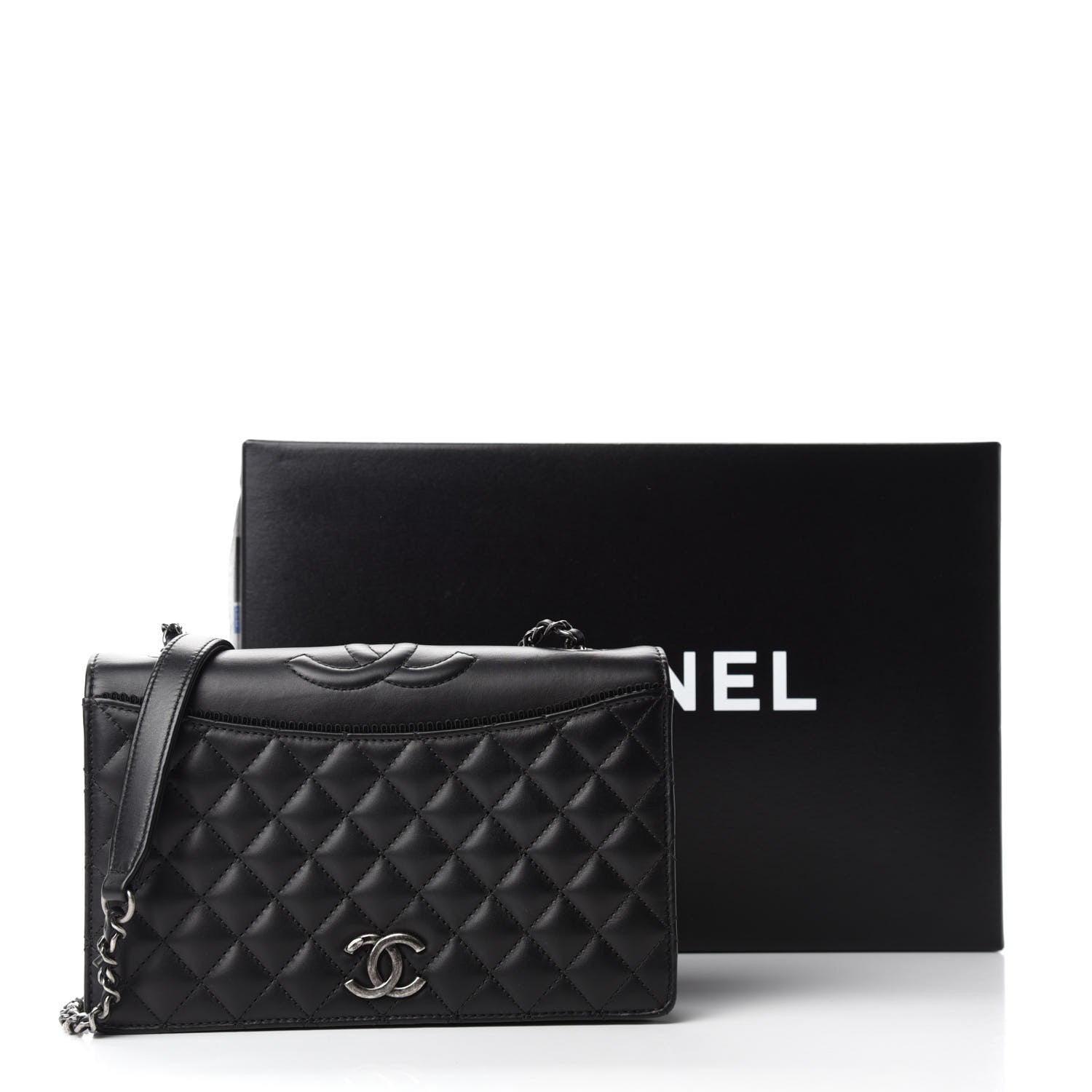 Chanel Calfskin Quilted Small Ballerine Flap Black 12 of 12