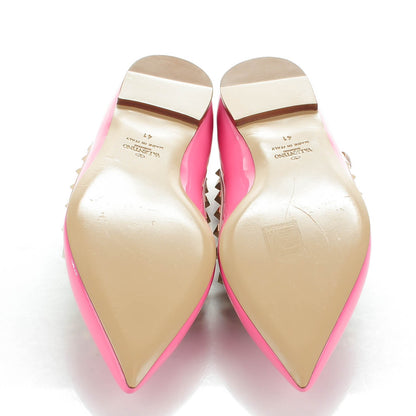 Valentino Garavani Patent Rockstud Cage Ballerina Flats 41 Ninphea Poudre 5 of 8