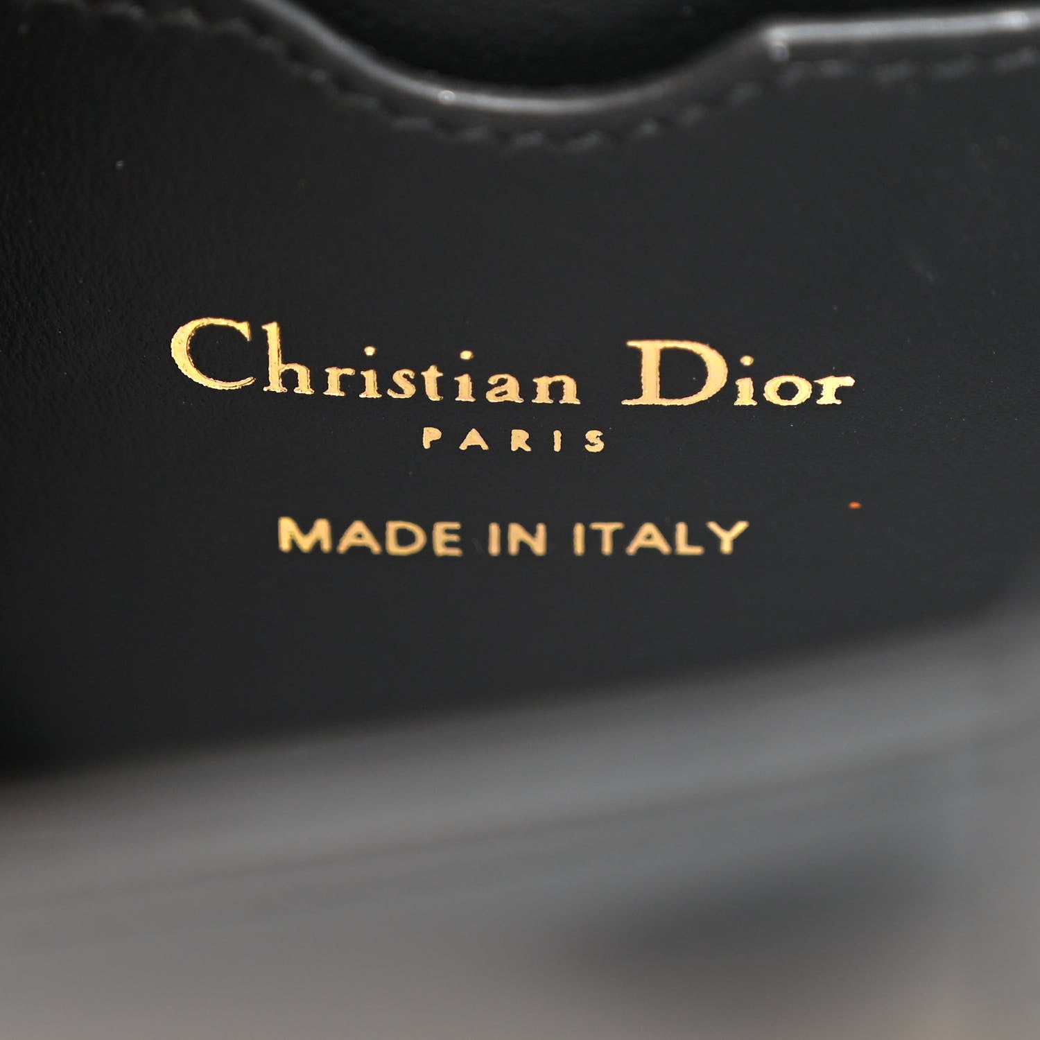 Christian Dior Smooth Calfskin Micro 30 Montaigne Flap Bag Black 6 of 10