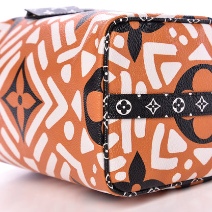 Louis Vuitton Monogram Giant Crafty Speedy Bandouliere 25 Creme Caramel 8 of 10