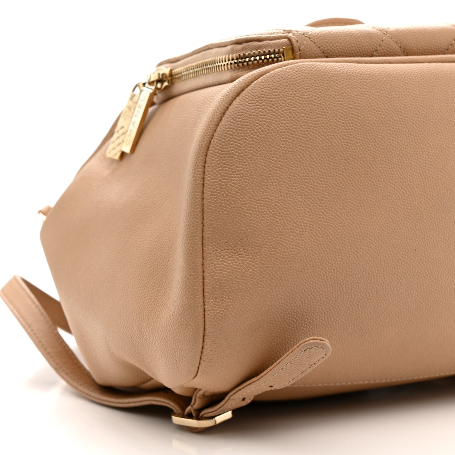 Chanel Caviar Quilted Business Affinity Backpack Beige 9 of 11