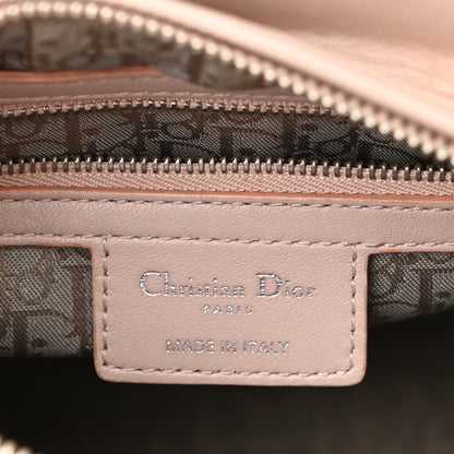 Christian Dior Lambskin Cannage Medium Lady Dior Rose Poudre 6 of 10