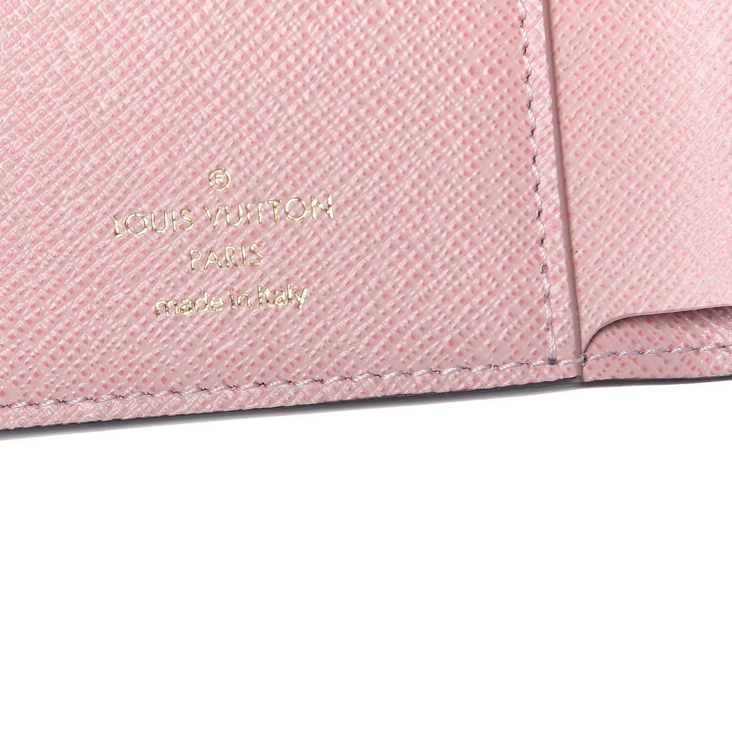 Damier Ebene Victorine Wallet Rose Ballerine