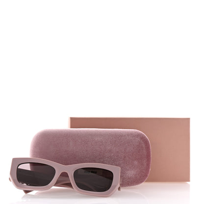 Miu Miu Acetate Miu Glimpse Sunglasses SMU 09W Pink 8 of 8
