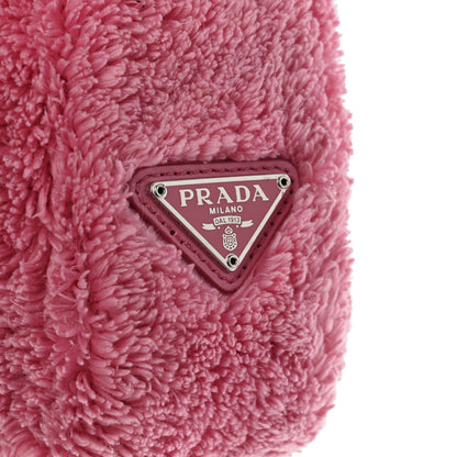 Prada Terry Cloth Mini Re-Edition 2000 Bag Petalo Black 8 of 11