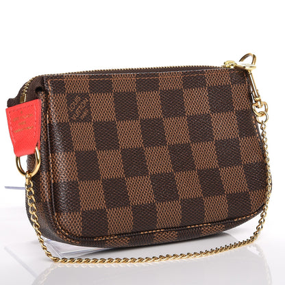 Louis Vuitton Damier Ebene 2016 Christmas Animation Mini Pochette Accessories 3 of 8