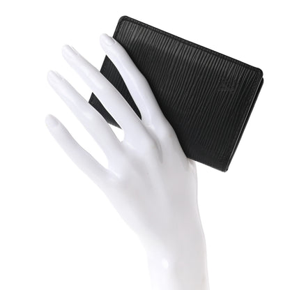 Louis Vuitton Epi Pocket Organizer Black 2 of 7