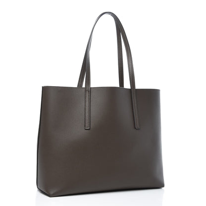 Fendi Vitello Vienna Enamel F is Fendi Shopping Tote Carbone Tobacco 3 of 9