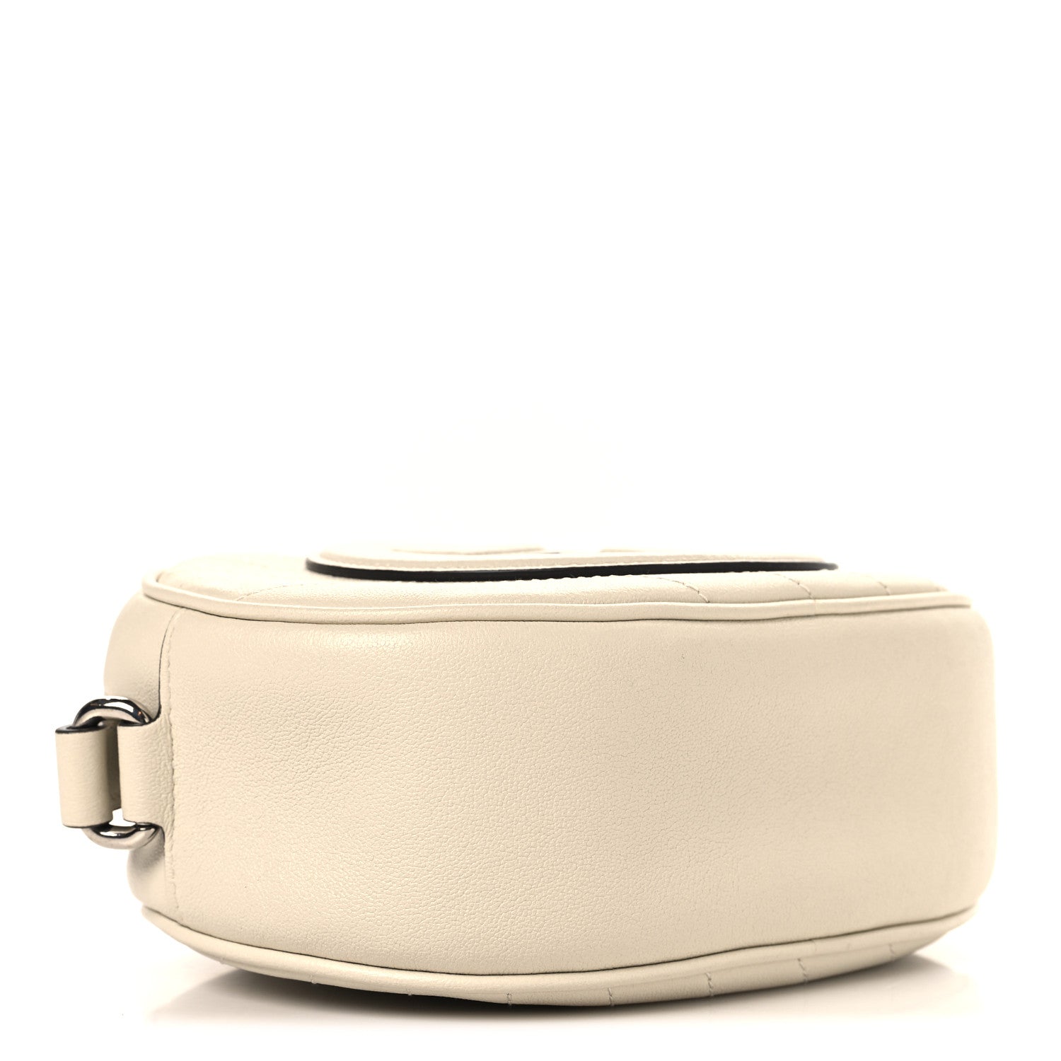 Gucci Sakai Be Green Calfskin Diagonal Stitched Mini Blondie Shoulder Bag Mystic White 4 of 10