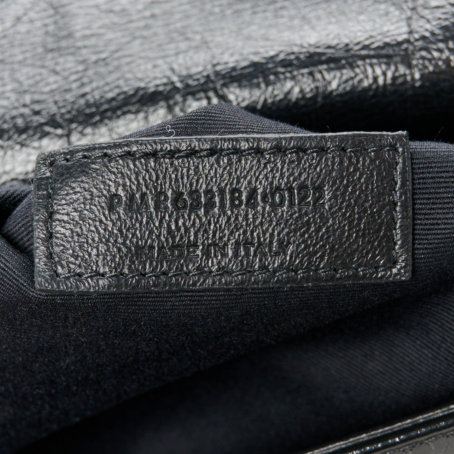 Saint Laurent Crinkled Calfskin Matelasse Monogram Medium Niki Chain Satchel Black 7 of 10