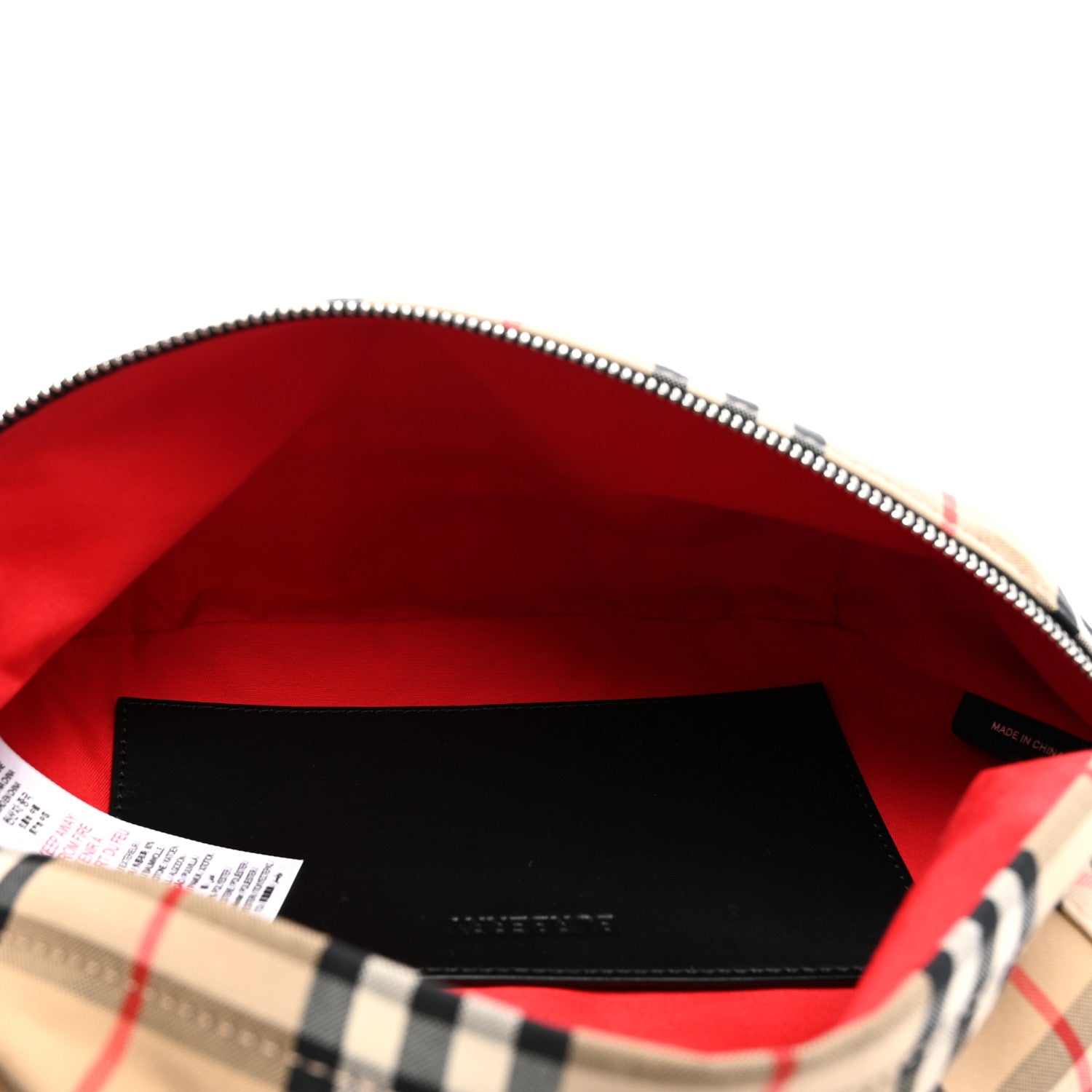 Burberry Nylon Vintage Check Medium Sonny Bum Bag Archive Beige Black 5 of 10