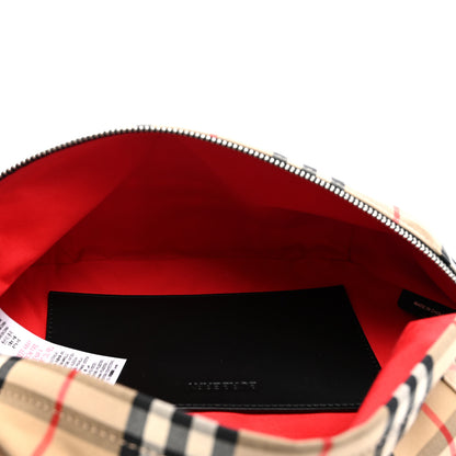 Burberry Nylon Vintage Check Medium Sonny Bum Bag Archive Beige Black 5 of 10