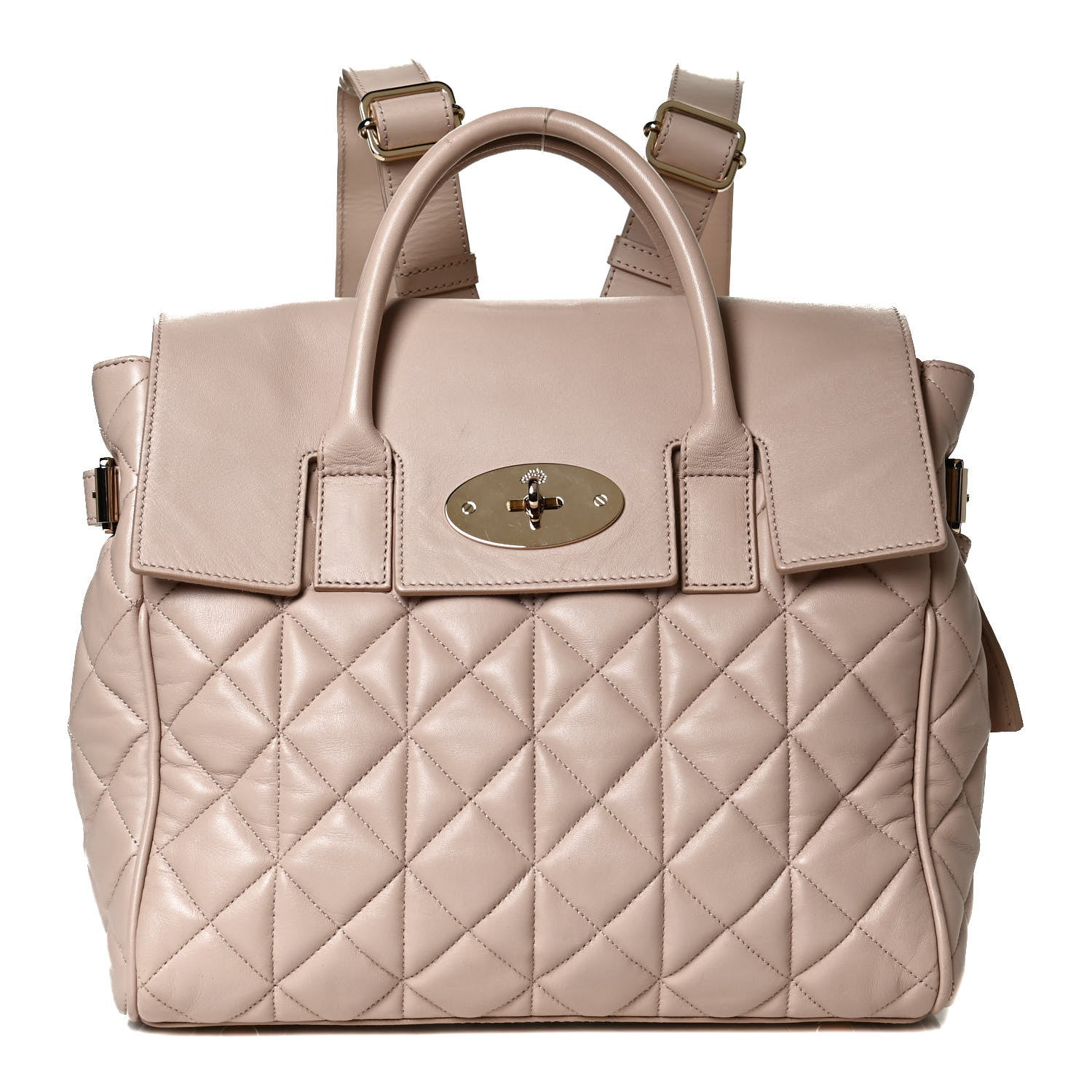 Mulberry Nappa Quilted Cara Delevingne Convertible Bag Oatmeal 1 of 10