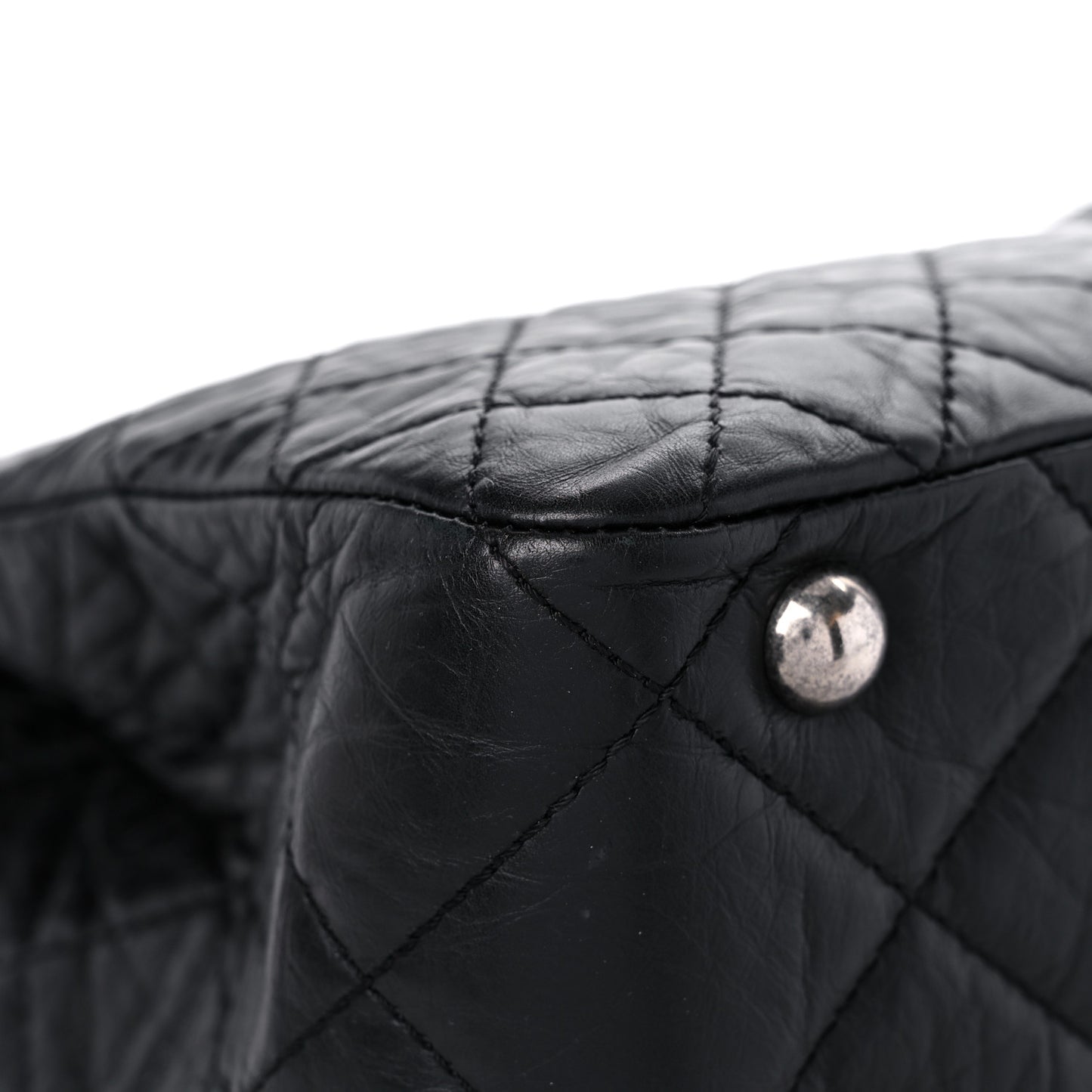 Aged Calfskin Reissue 2.55 Tote Black