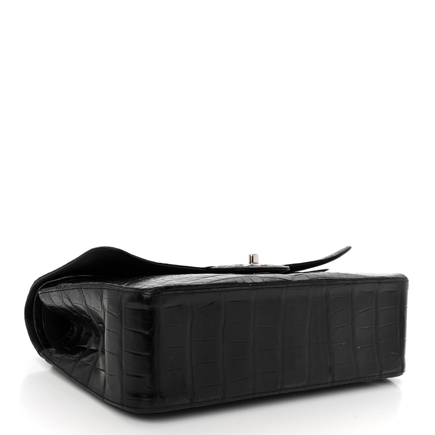 Alligator Jumbo Double Flap Black