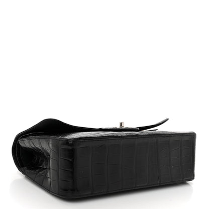 Chanel Alligator Jumbo Double Flap Black 4 of 12