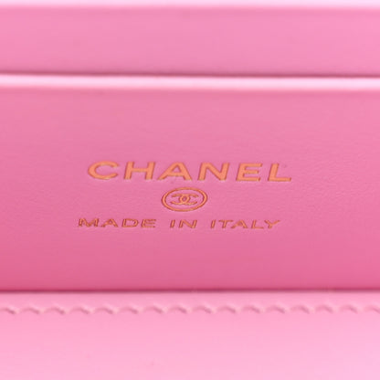 Chanel Caviar Quilted Top Handle Pocket Vanity Case Lilac 6 of 11