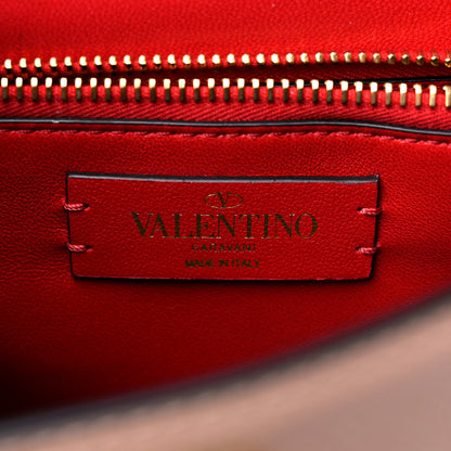 Valentino Garavani Grainy Calfskin Small VSling Top Handle Bag Poudre 6 of 9