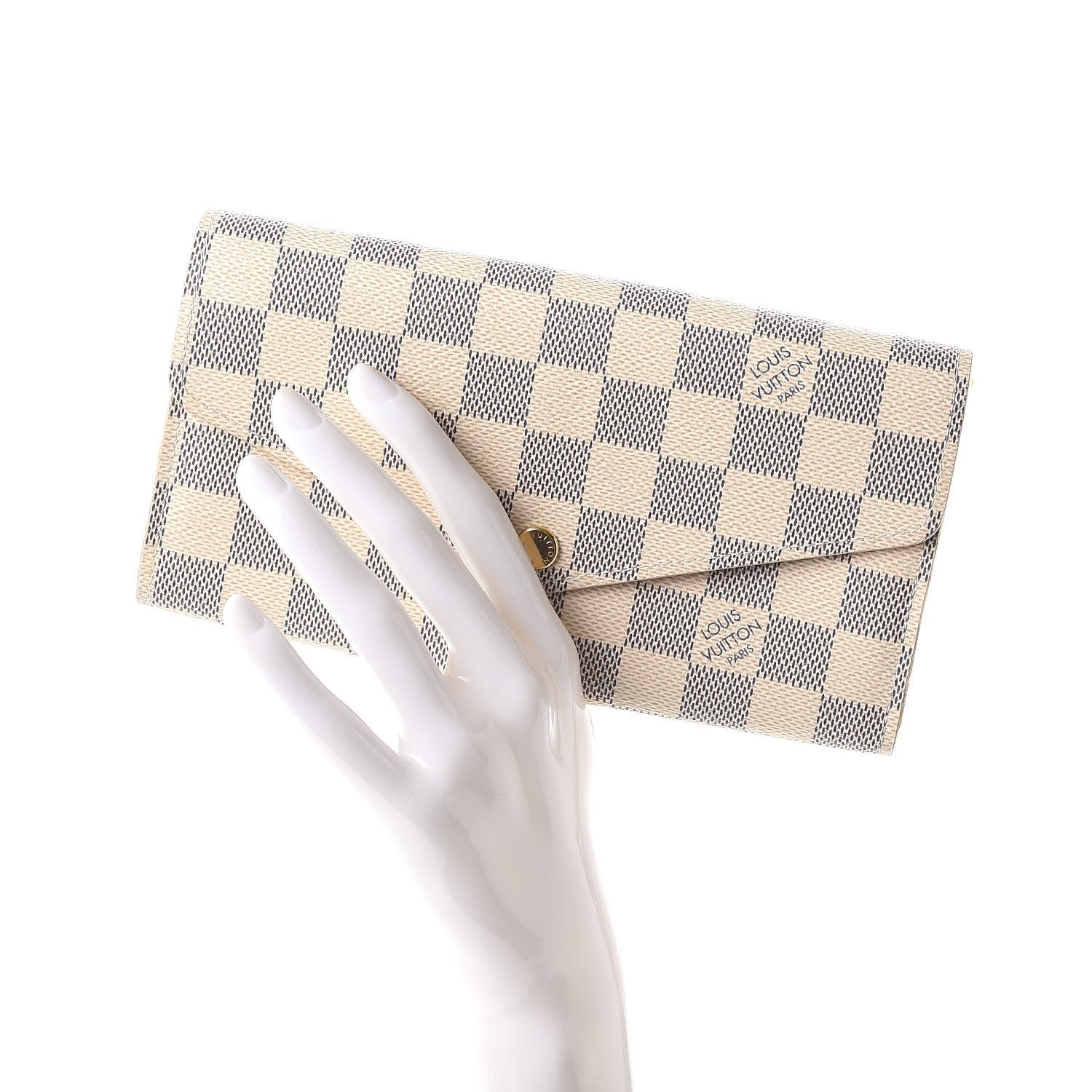 Louis Vuitton Damier Azur Sarah Wallet NM 2 of 7