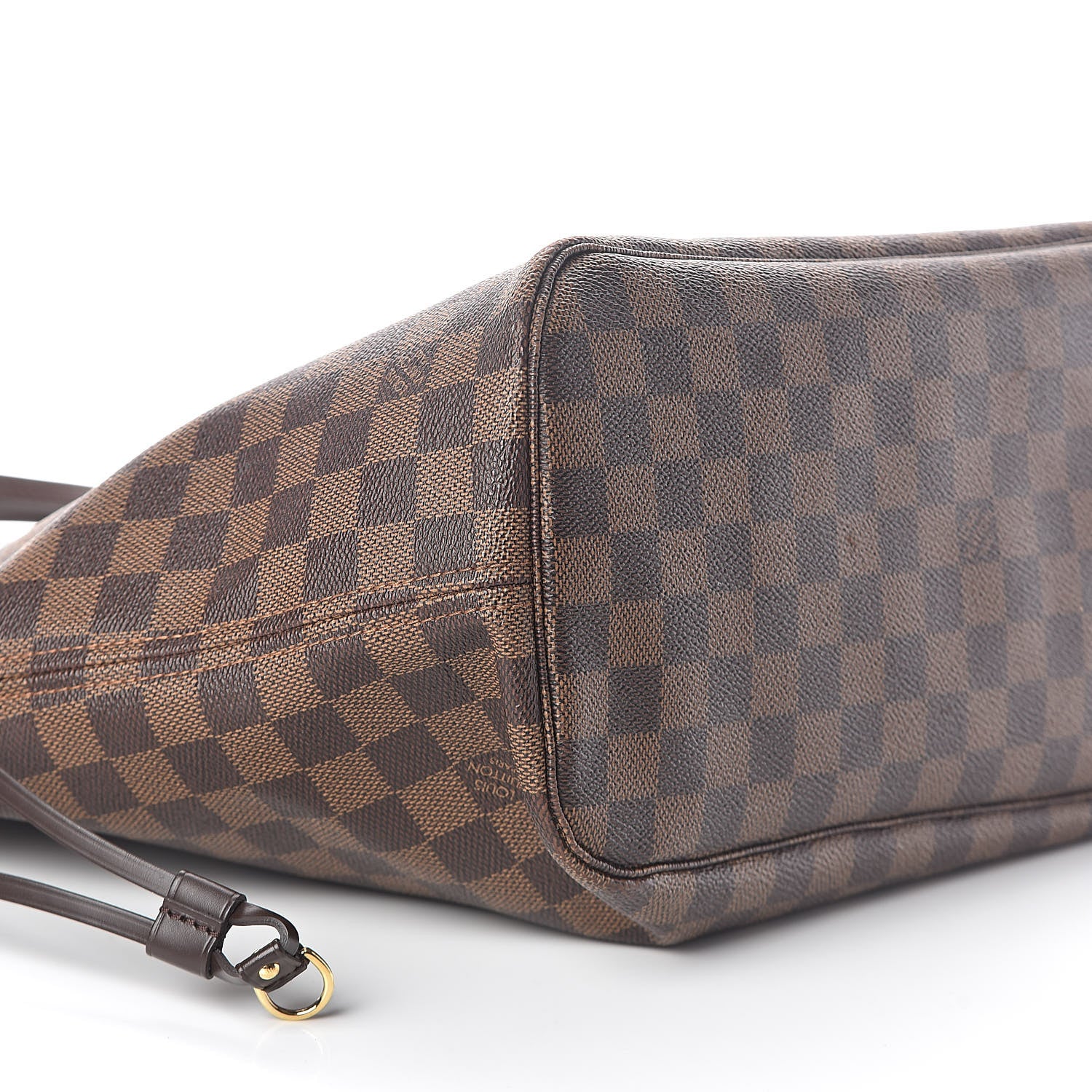 Louis Vuitton Damier Ebene Neo Neverfull MM Rose Ballerine 10 of 11