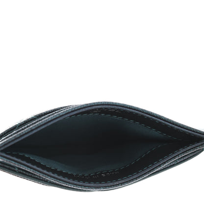 Chanel Iridescent Caviar Quilted Filigree Card Holder Dark Turquoise 4 of 4