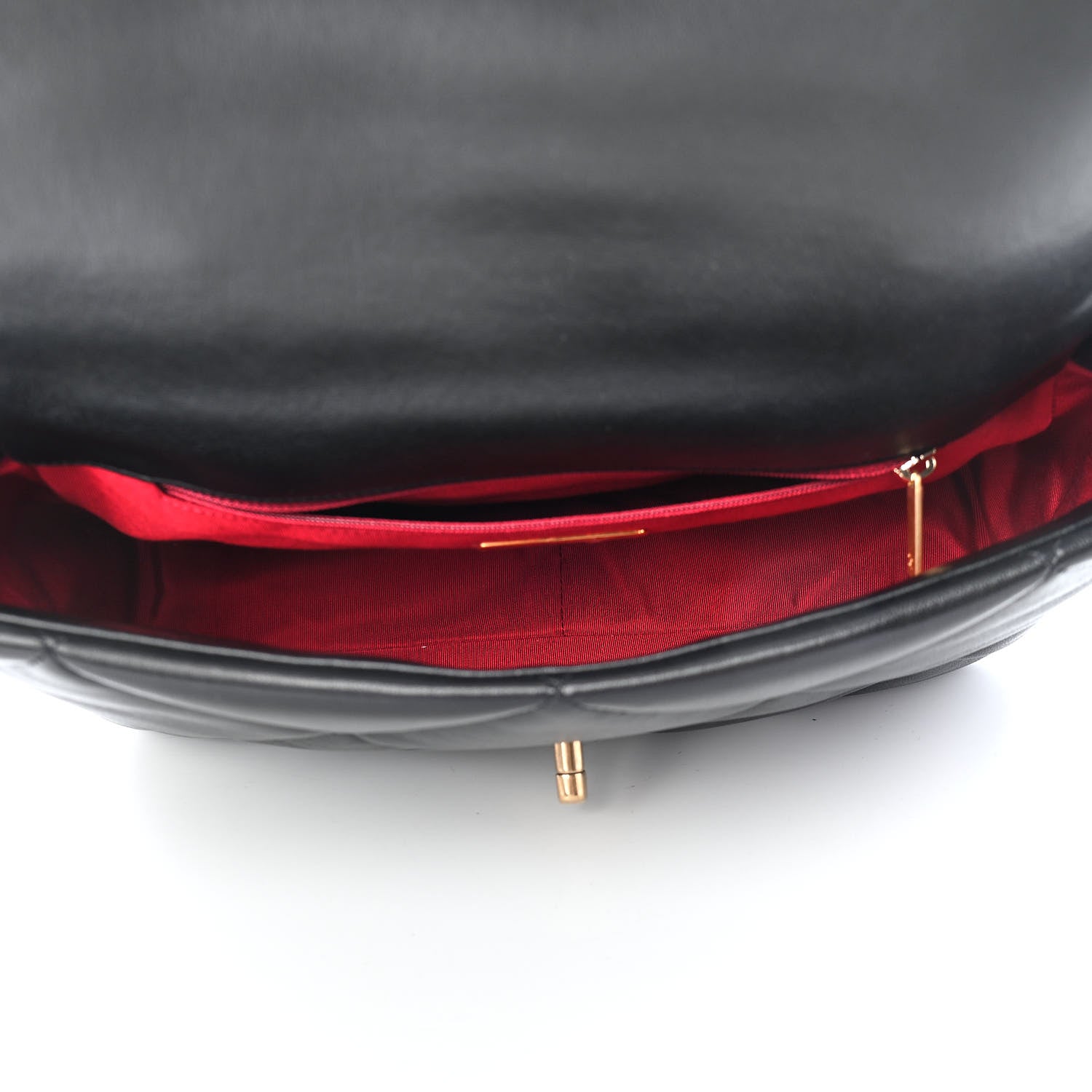 Chanel Lambskin Quilted Large Chanel 19 Flap Black 5 of 9
