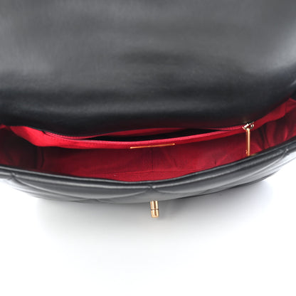 Chanel Lambskin Quilted Large Chanel 19 Flap Black 5 of 9