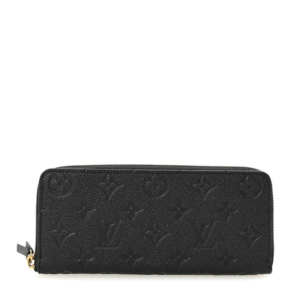Louis Vuitton Empreinte Clemence Wallet Black 1 of 7