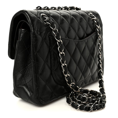 Chanel Lambskin Quilted Small Double Flap Black 3 of 11
