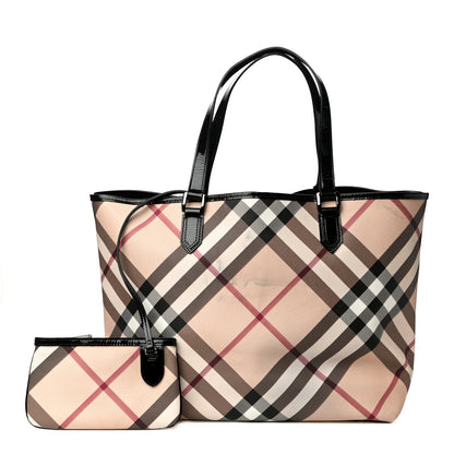 Burberry Nova Check Large Nickie Tote Black 1 of 31