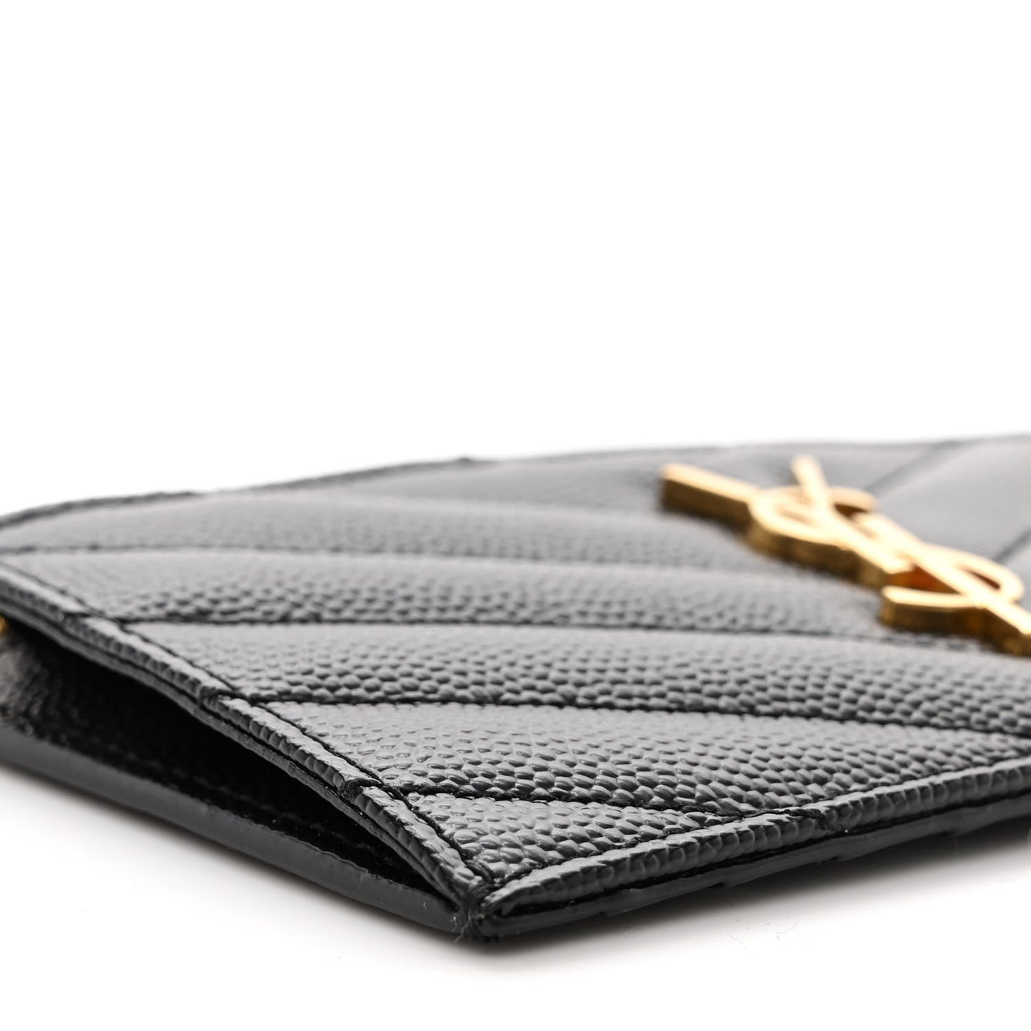 Monogram Grain de Poudre 5 Fragments Zip Pouch Card Holder Black