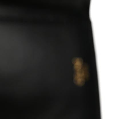 Celine Grained Calfskin Triomphe Fine Strap Wallet Black 6 of 9