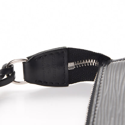 Louis Vuitton Epi Pochette Accessories 24 Black 6 of 7