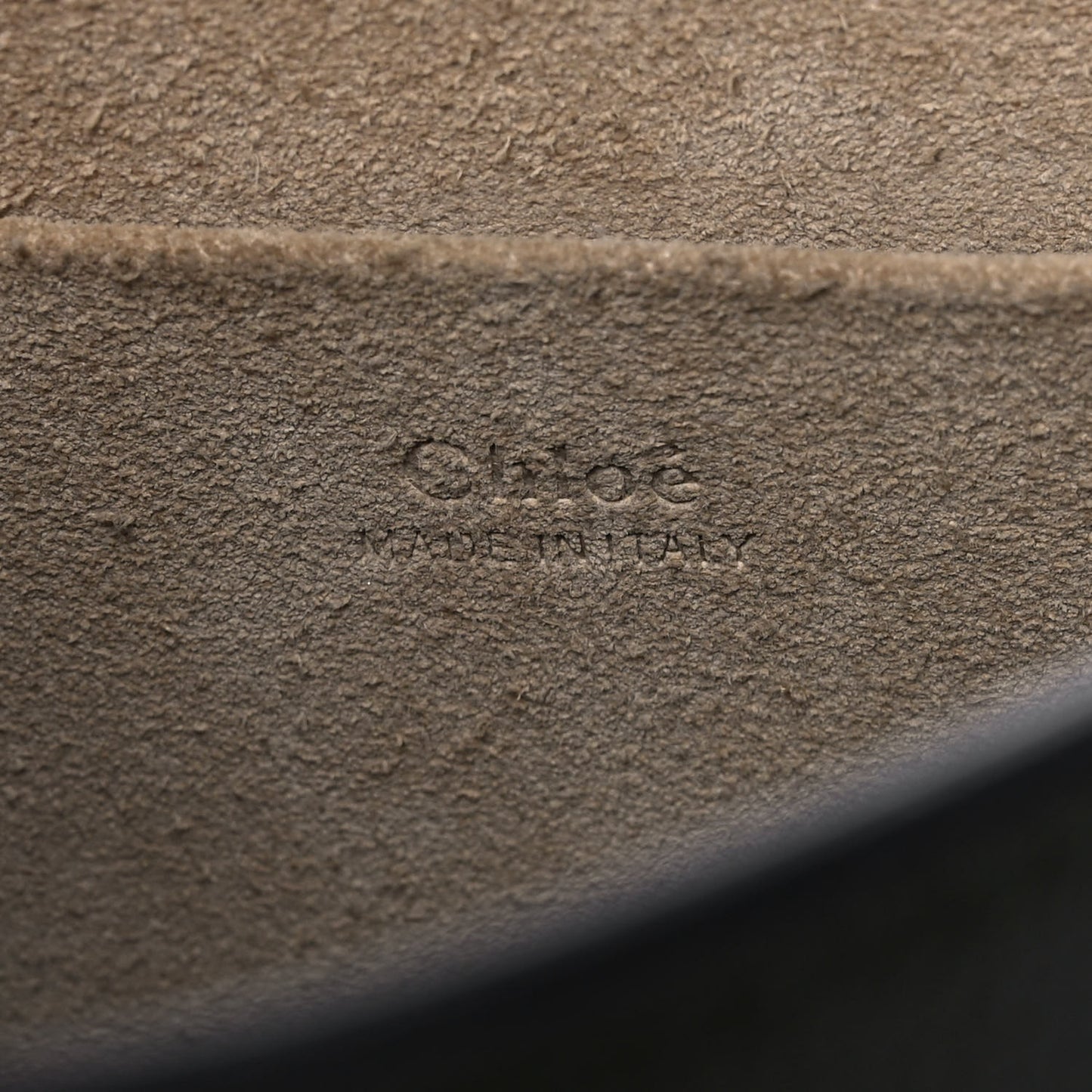 Calfskin Suede Medium Nile Bracelet Bag Black