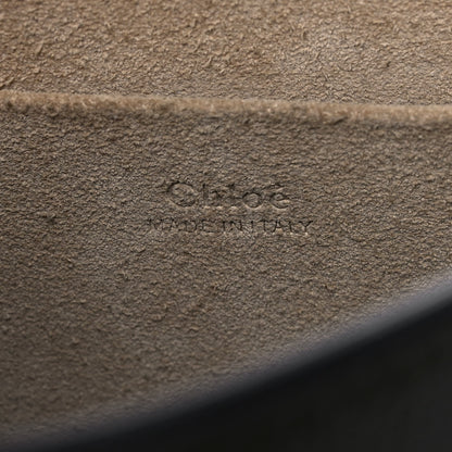 Chloe Calfskin Suede Medium Nile Bracelet Bag Black 6 of 12