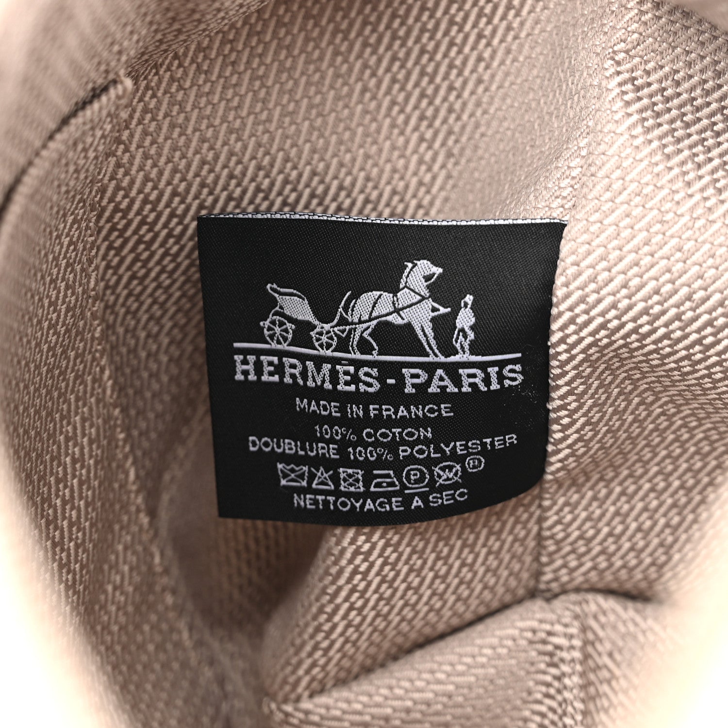 Hermes Canvas Small Bride-A-Brac Pouch Natural Orange 6 of 10