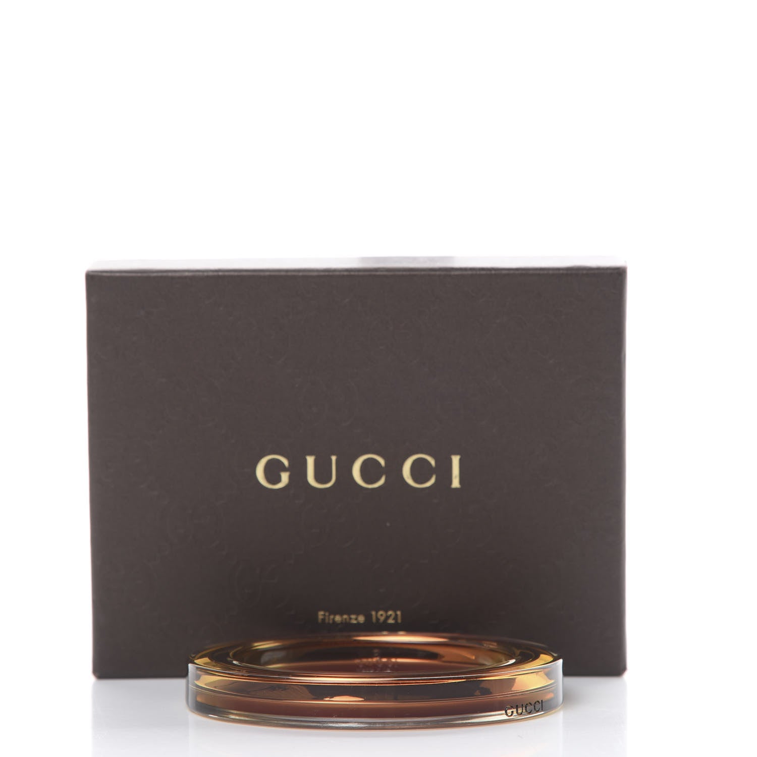 Gucci Plexiglass Transparent Bangle Bracelet Chocolate 5 of 5