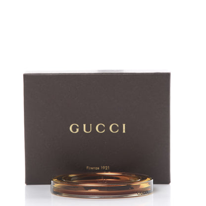 Gucci Plexiglass Transparent Bangle Bracelet Chocolate 5 of 5
