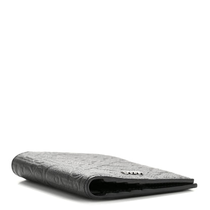 Christian Dior Grained Calfskin Embossed Dior Gravity BiFold Wallet Black 4 of 10