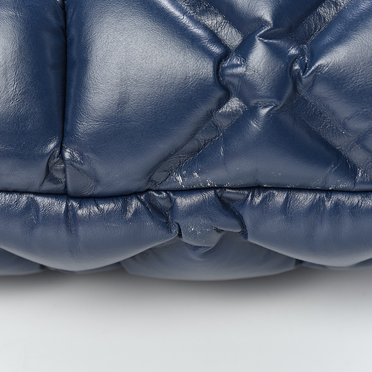Chanel Calfskin Quilted Large Chesterfield Flap Navy 11 of 16