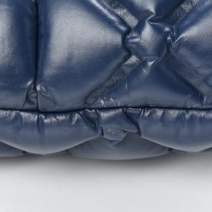 Chanel Calfskin Quilted Large Chesterfield Flap Navy 11 of 16