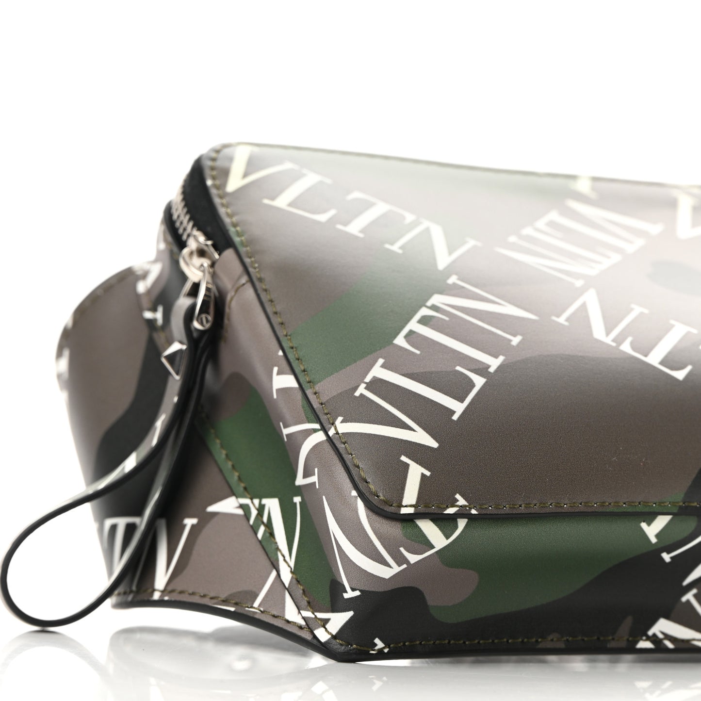 Calfskin VLTN Waist Bag Army Green