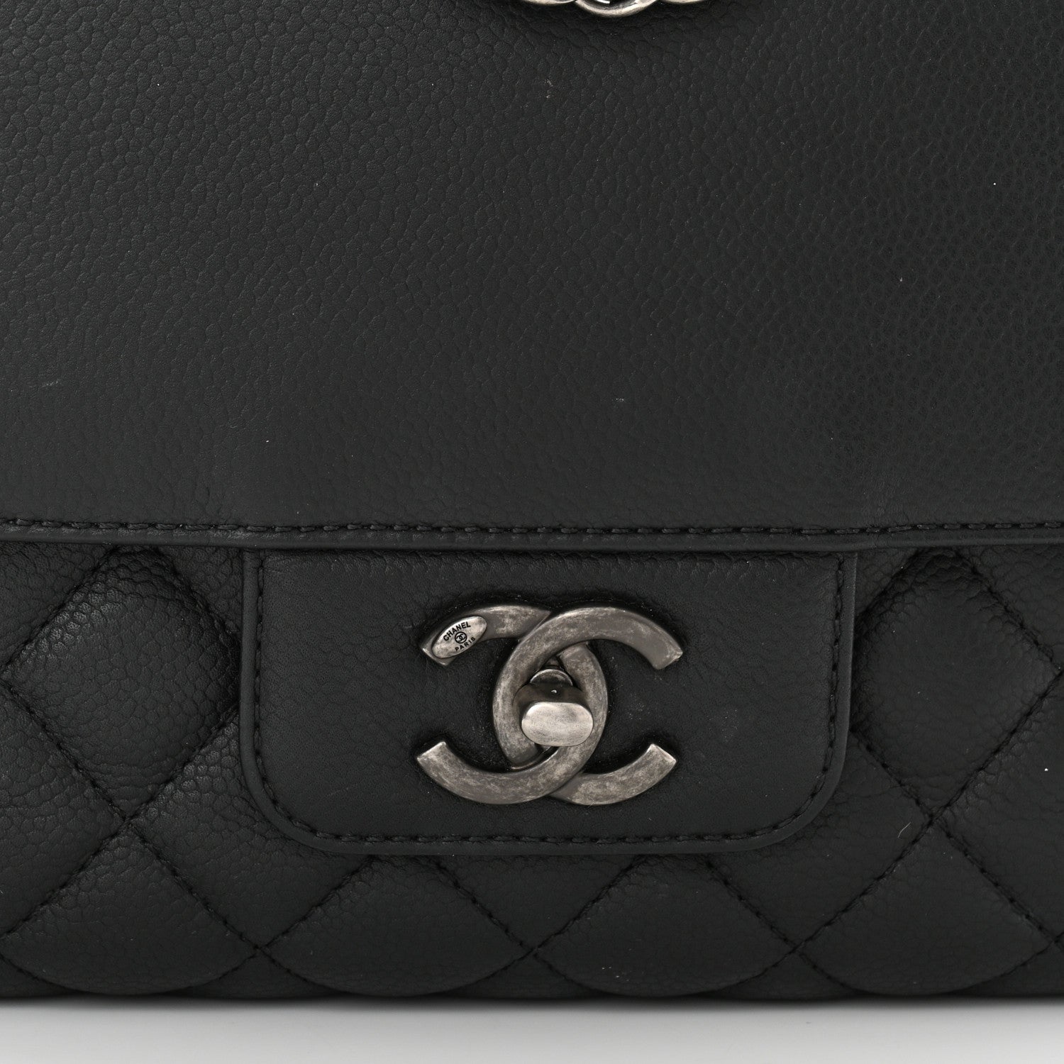 Chanel Caviar Quilted All About Flap Bag Black 8 of 12